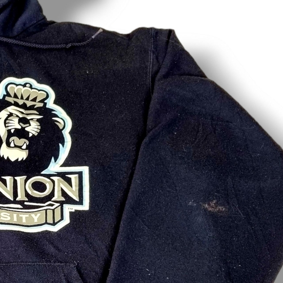 Champion Hoodie Old Dominion University Mens Navy Hooded Sweater Size Medium. - Picture 4 of 7